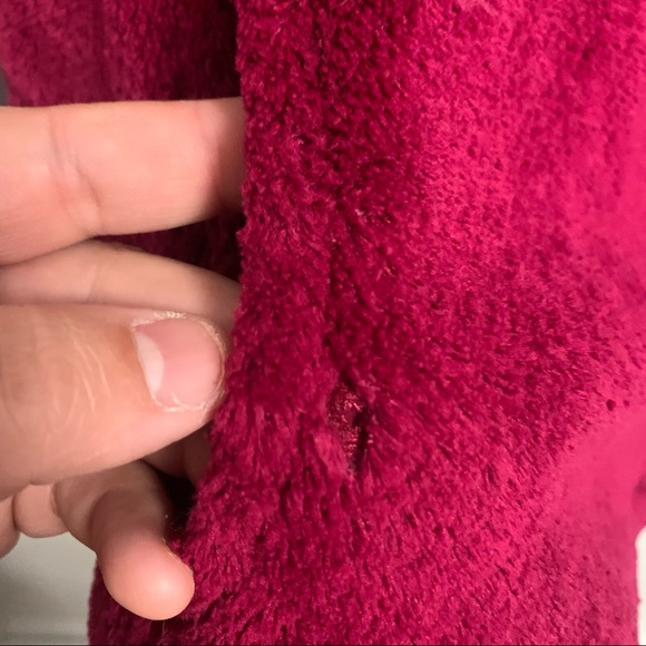 Patagonia Magenta Snap T Pullover Size L 12 Kids Sweatshirt Jacket - Picture 4 of 6